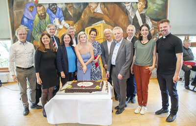 Zahlreiche Gäste feierten das 20jährige Bestehen des VinziMarktes in Graz.